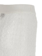 Ganni Shiny Pointelle Knit Skirt