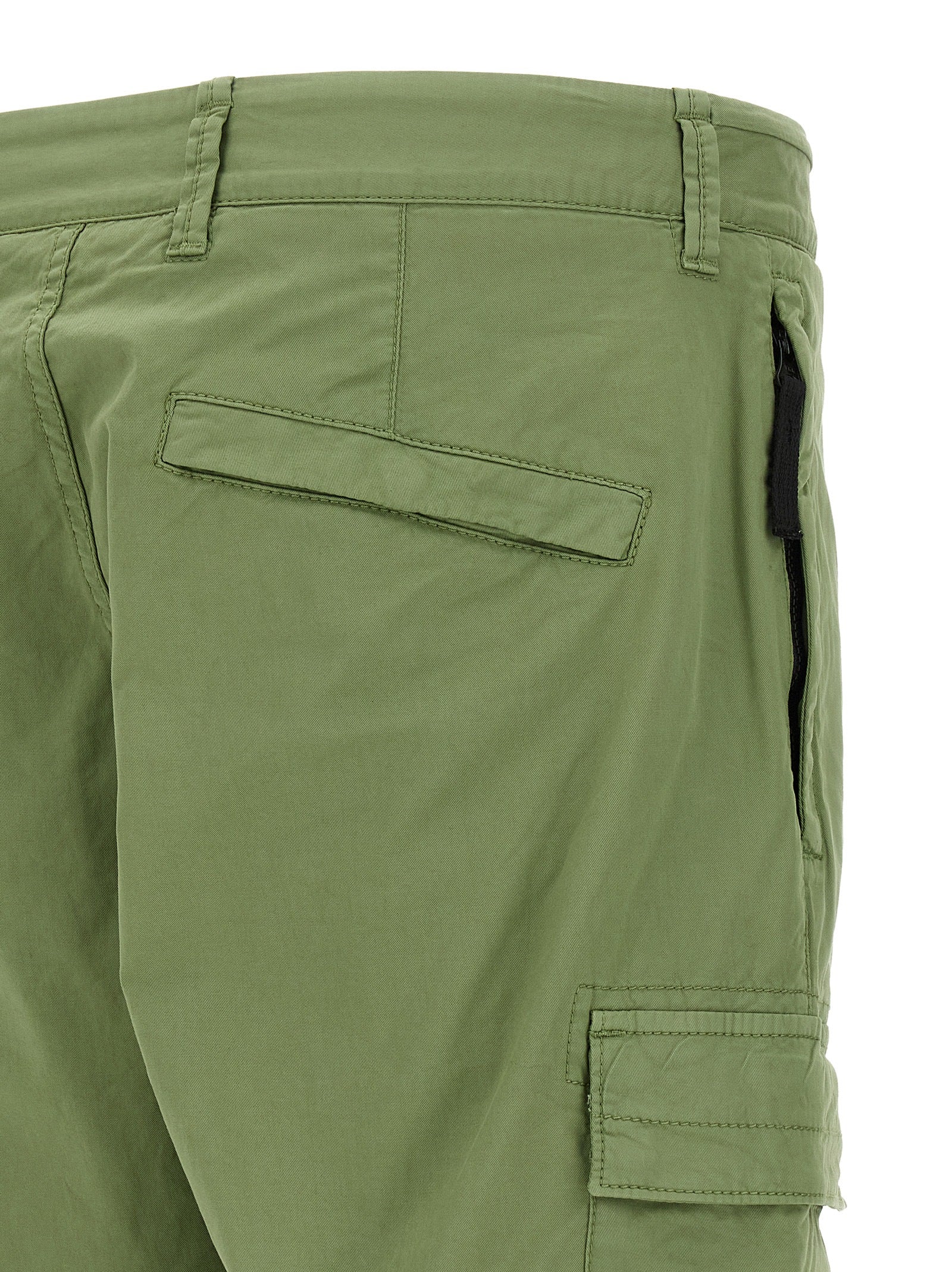 Stone Island Logo Badge Cargo Pants