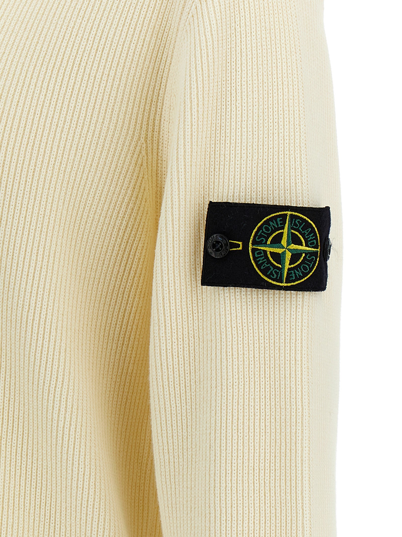 Stone Island Ribbed Wool Sweater