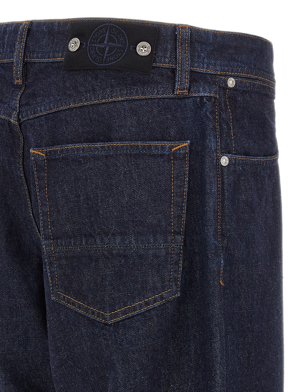 Stone Island Indigo Denim-rinsed Jeans