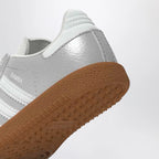 adidas Originals Samba Silver Metallic Sneakers with Elastic Laces