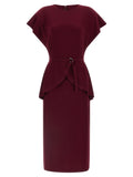 Norma Kamali Peplum Dress