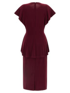 Norma Kamali Peplum Dress