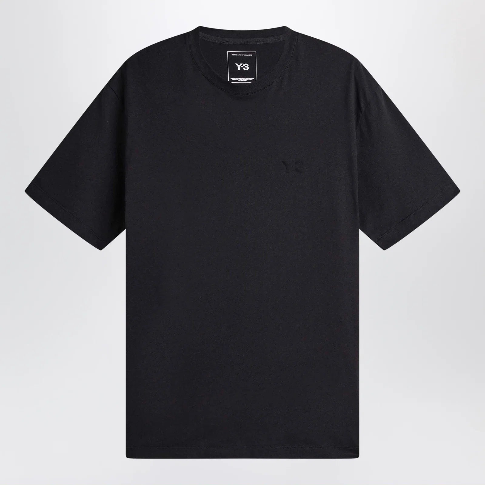 adidas Y-3 Black T-shirt with logo