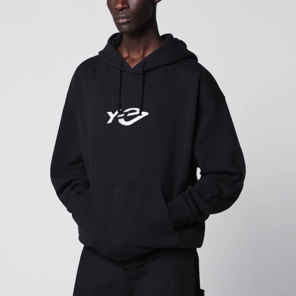 adidas Y-3 Y-3 French Terry hoodie in black with Liquid logo