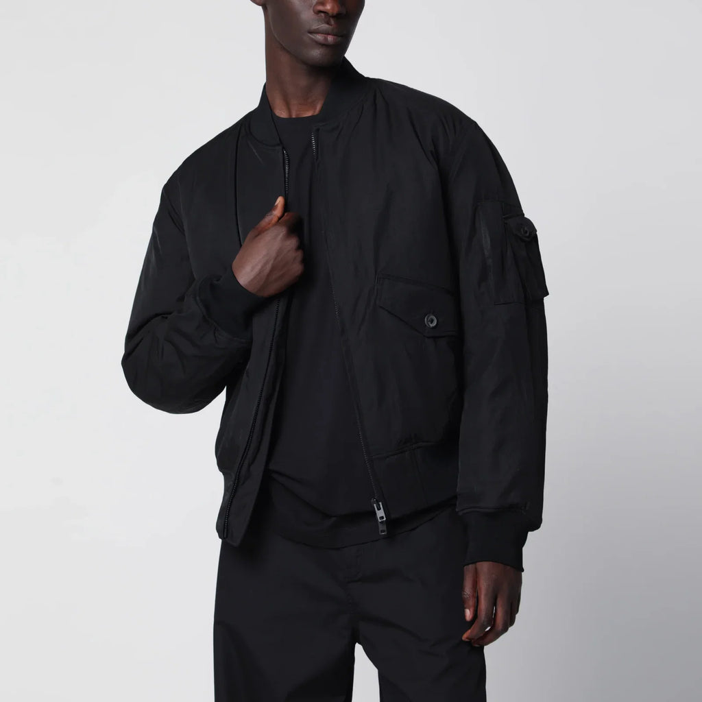 adidas Y-3 Y-3 bomber jacket in black nylon