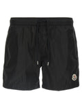 Moncler Logo Patch Swim Shorts