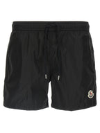 Moncler Logo Patch Swim Shorts