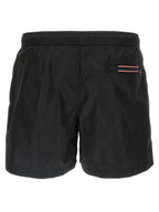 Moncler Logo Patch Swim Shorts