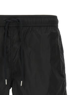 Moncler Logo Patch Swim Shorts