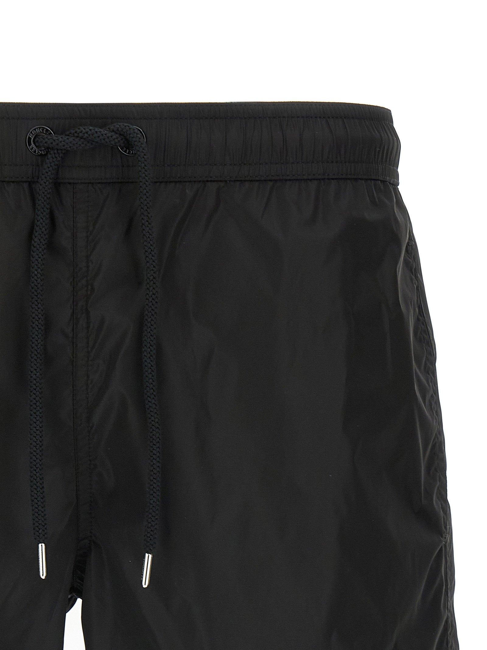 Moncler Logo Patch Swim Shorts