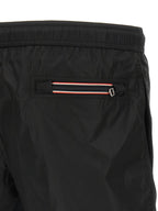Moncler Logo Patch Swim Shorts