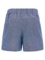 Moncler Grenoble Chambray Cotton Shorts