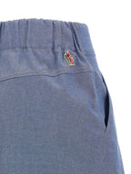 Moncler Grenoble Chambray Cotton Shorts