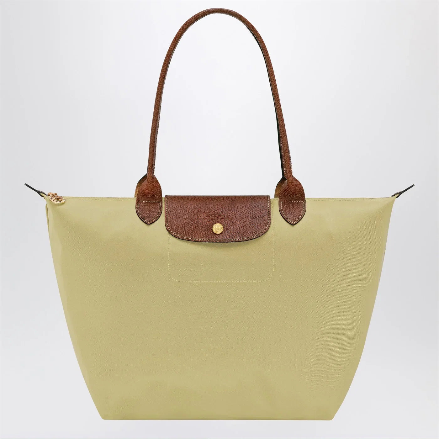 Longchamp Pistachio coloured Le Pliage Original L bag