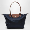 Longchamp Blue Navy Le Pliage Original L bag