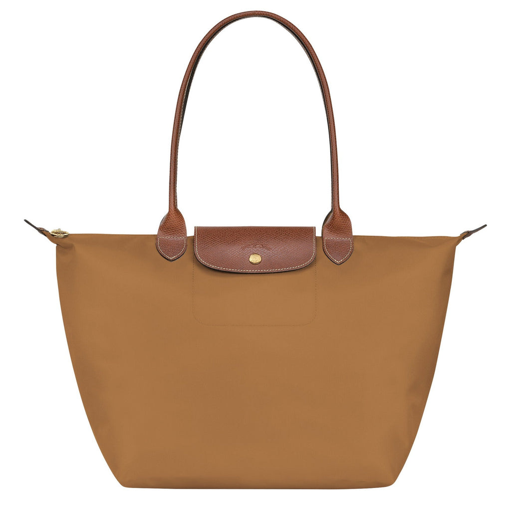 Longchamp Chamois coloured Le Pliage Original L bag