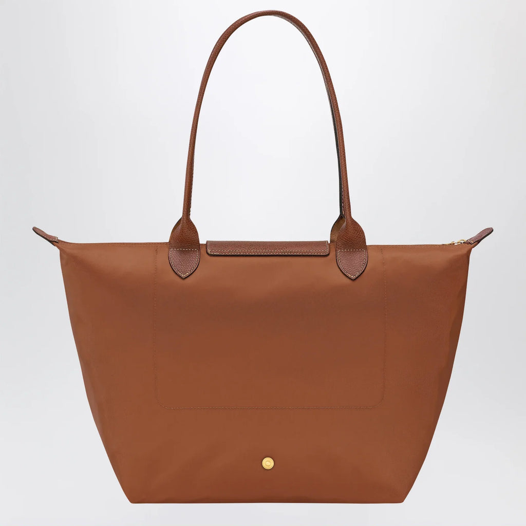 Longchamp Cognac Le Pliage Original L bag