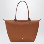Longchamp Cognac Le Pliage Original L bag