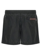 Moncler Logo Patch Swim Shorts