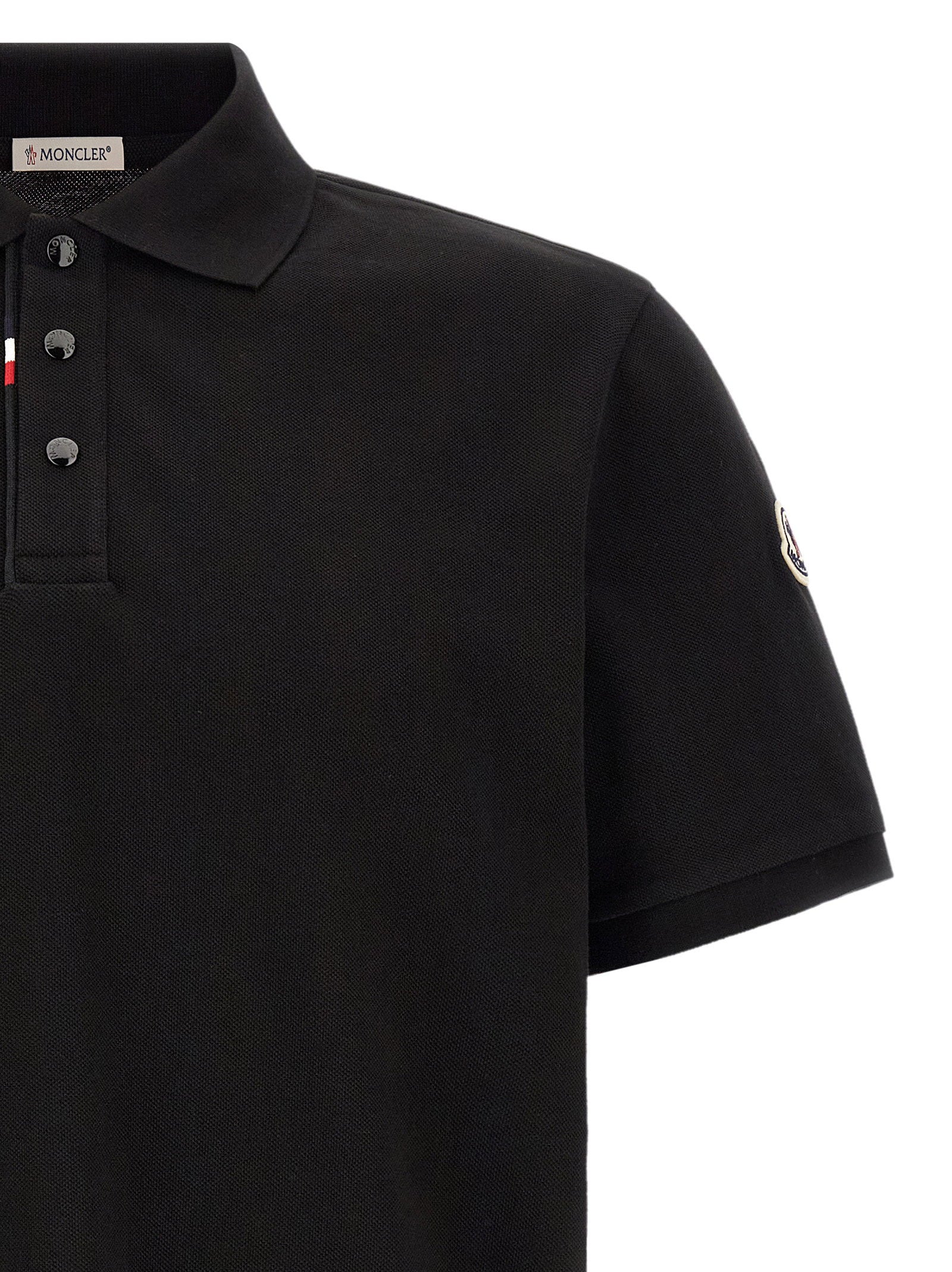 Moncler Tricolor Detail Polo Shirt