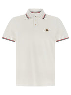 Moncler Tricolor Trim Polo Shirt