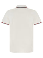 Moncler Tricolor Trim Polo Shirt