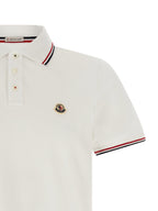 Moncler Tricolor Trim Polo Shirt