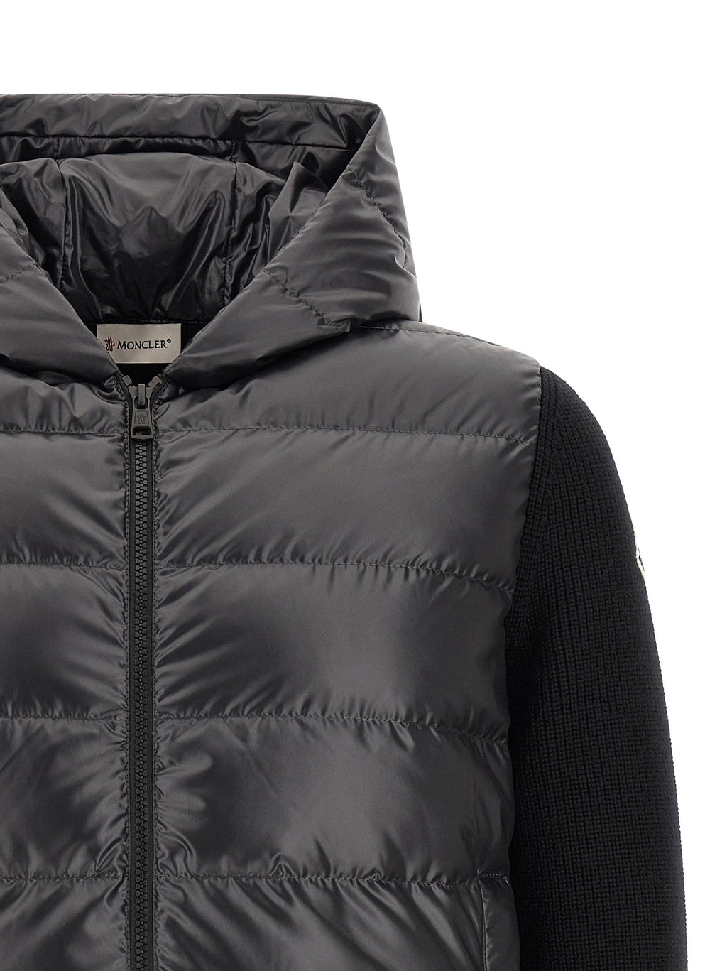 Moncler Padded Cardigan With Hood