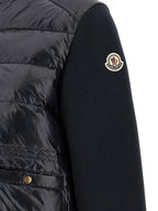 Moncler Two-material Padded Cardigan