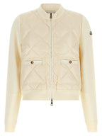 Moncler Two-material Padded Cardigan