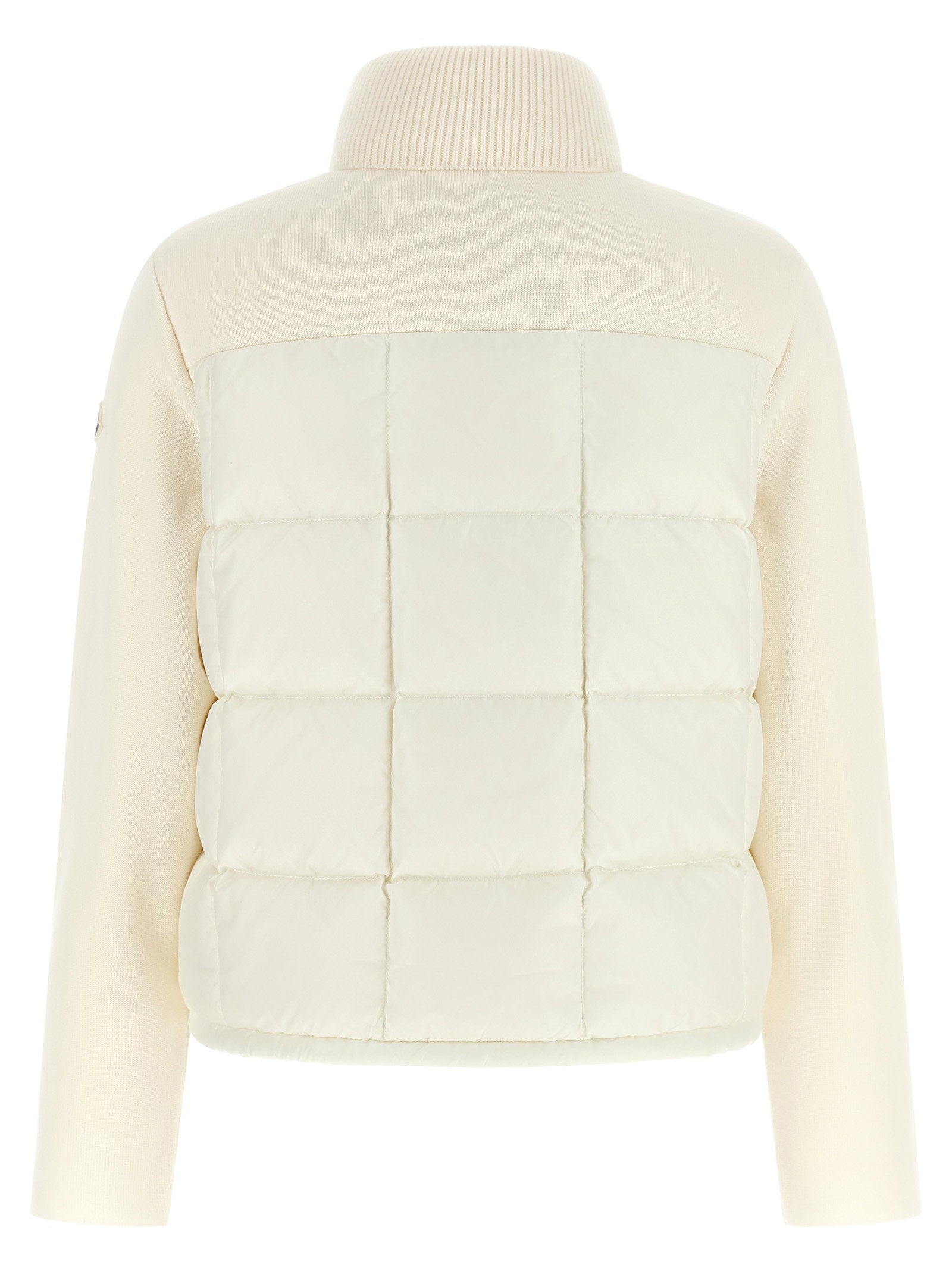 Moncler Two-material Padded Cardigan