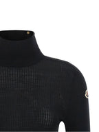 Moncler Logo Turtleneck Sweater