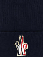 Moncler Grenoble Logo Patch Beanie