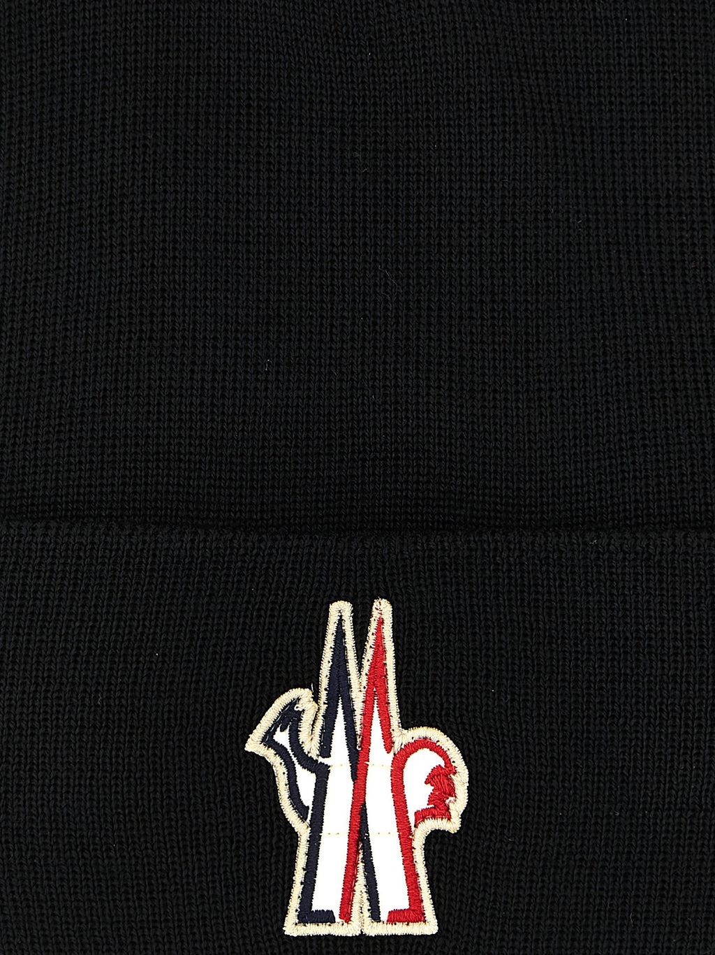 Moncler Grenoble Logo Patch Beanie
