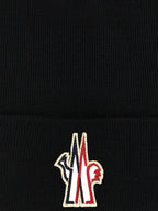 Moncler Grenoble Logo Patch Beanie