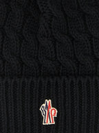 Moncler Grenoble Wool Beanie With Pon-pon