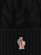 Moncler Grenoble Logo Patch Beanie