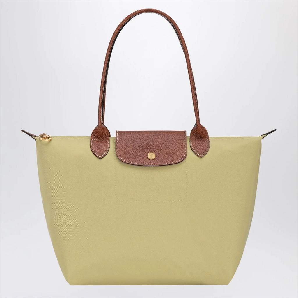 Longchamp Pistachio coloured Le Pliage Original M bag