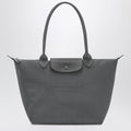 Longchamp Anthracite grey shopping bag M Le Pliage One