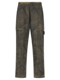 Stone Island Printed Pants With Logo Badge