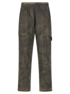 Stone Island Printed Pants With Logo Badge