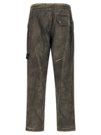 Stone Island Printed Pants With Logo Badge