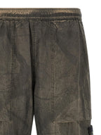 Stone Island Printed Pants With Logo Badge