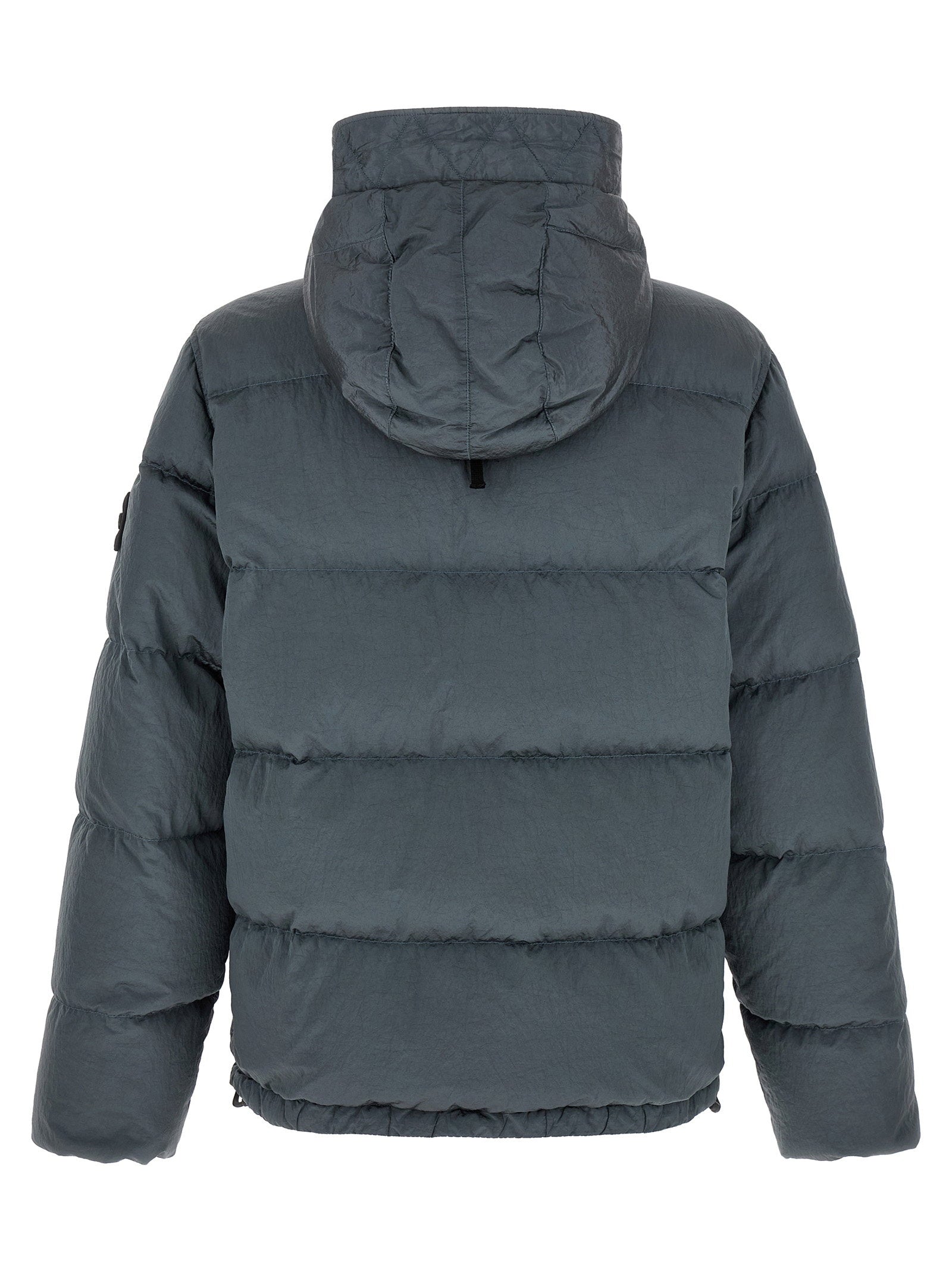 Stone Island Crumpled Effect Down Jacket