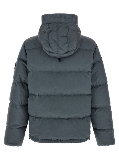 Stone Island Crumpled Effect Down Jacket