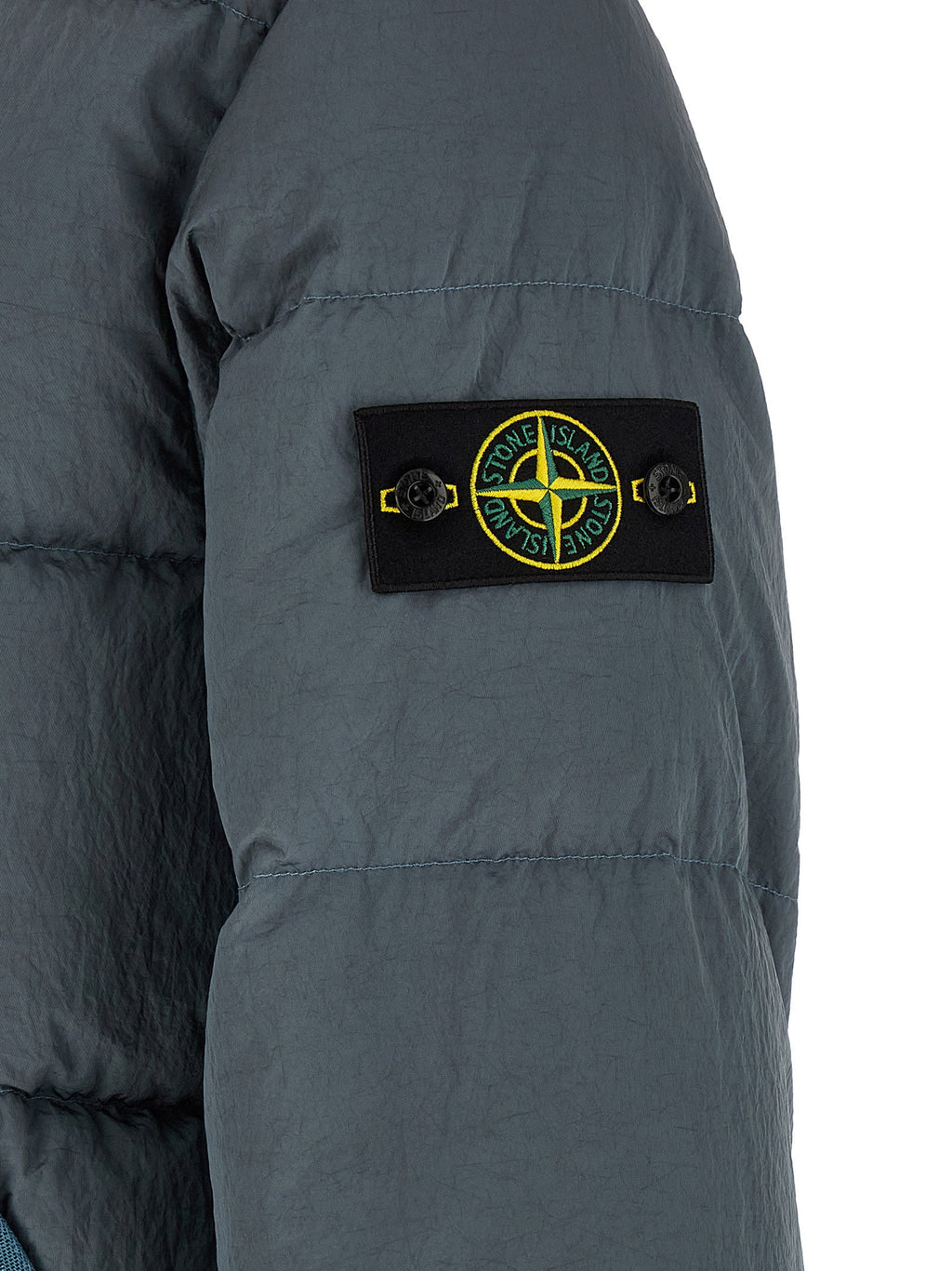 Stone Island Crumpled Effect Down Jacket