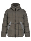 Stone Island Crumpled Effect Down Jacket