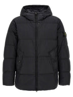 Stone Island Ruffled Effect Down Jacket