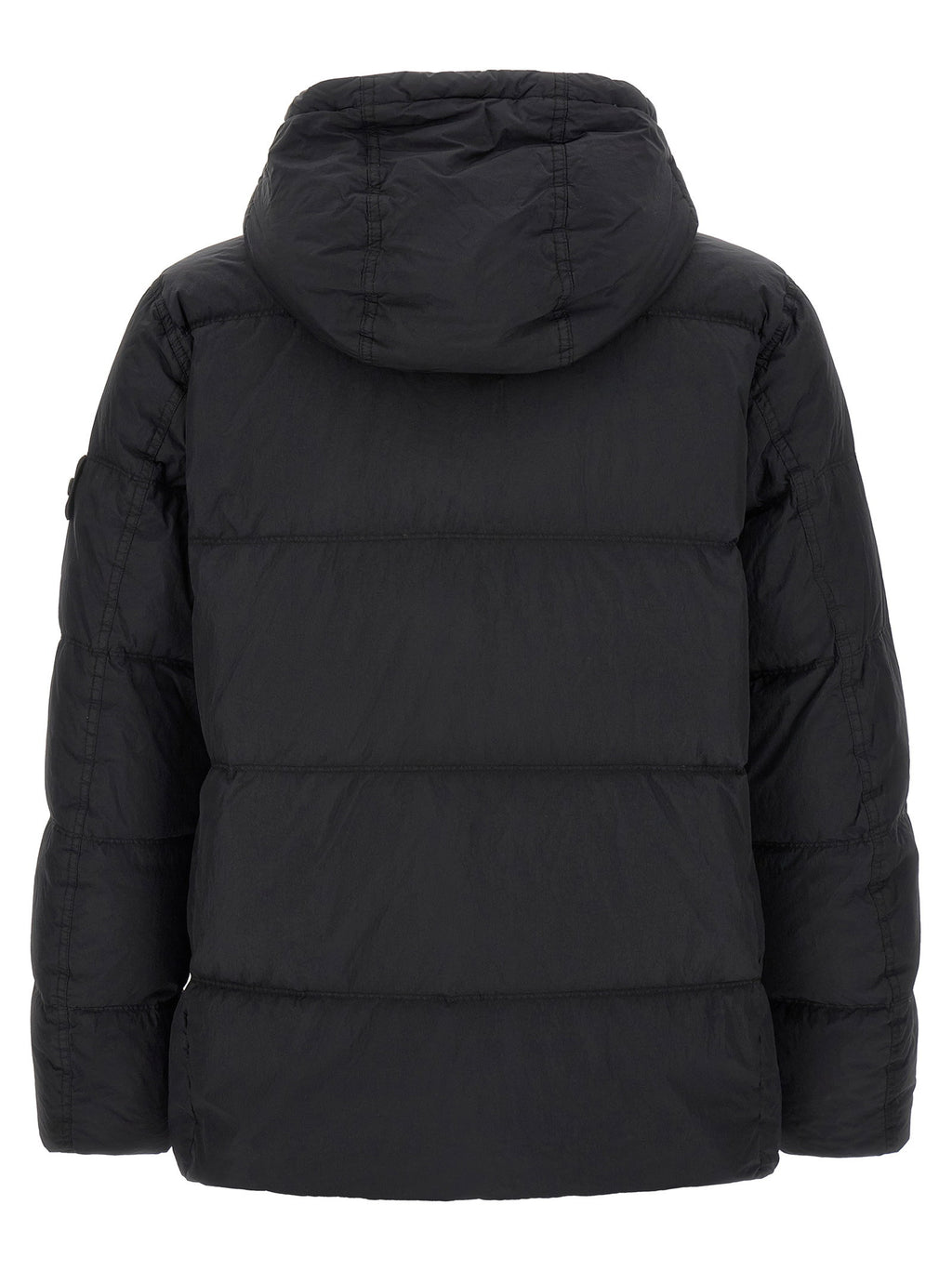 Stone Island Ruffled Effect Down Jacket